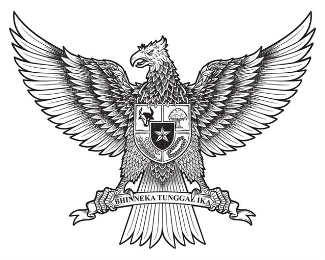 Detail Logo Garuda Hitam Putih Nomer 15