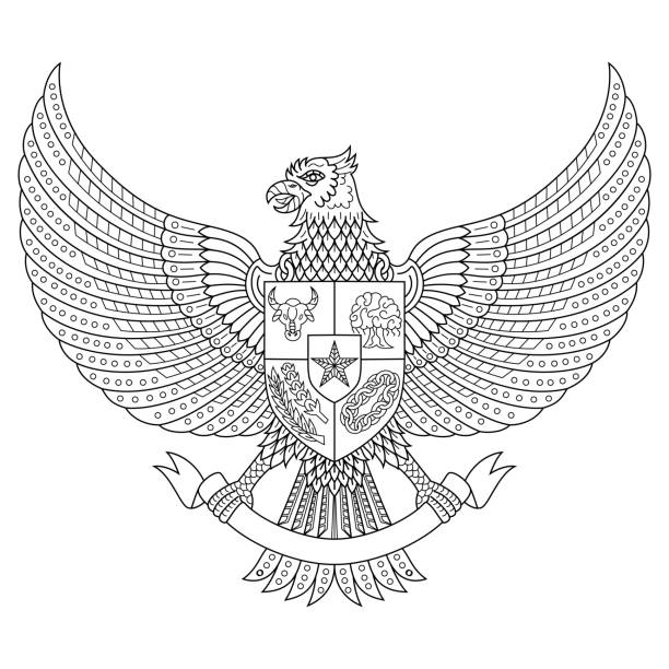 Detail Logo Garuda Hitam Putih Nomer 25