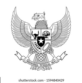 Detail Logo Garuda Hitam Putih Vector Nomer 6