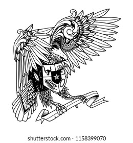 Detail Logo Garuda Pancasila Hitam Putih Vector Nomer 26