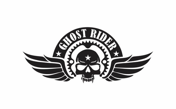 Detail Logo Ghost Rider Nomer 11