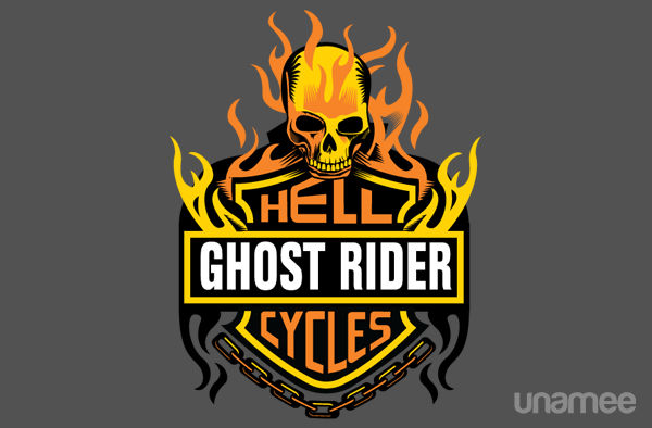Detail Logo Ghost Rider Nomer 17