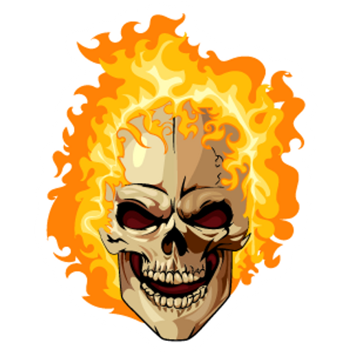 Detail Logo Ghost Rider Nomer 7