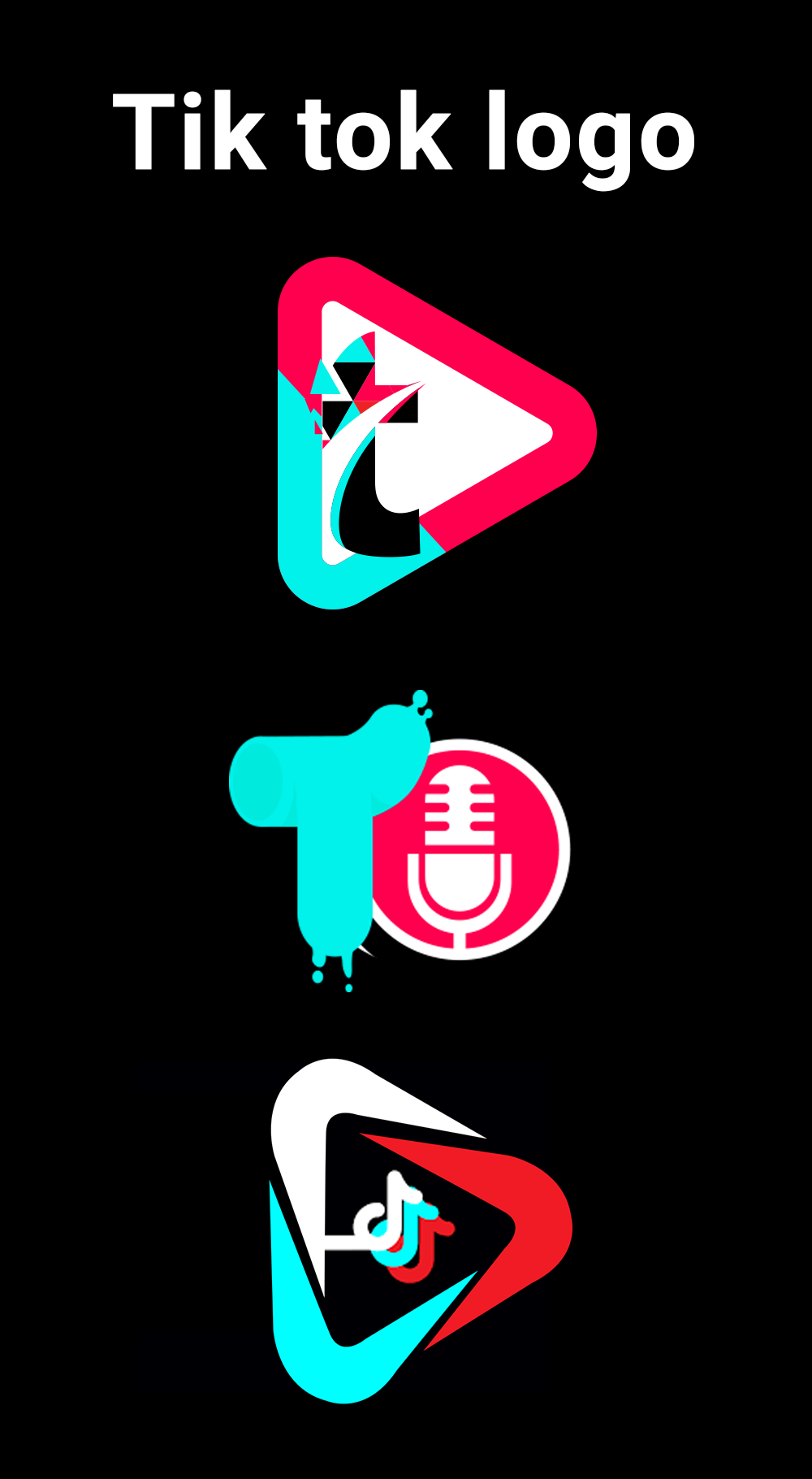 Detail New Tiktok Logo Nomer 7