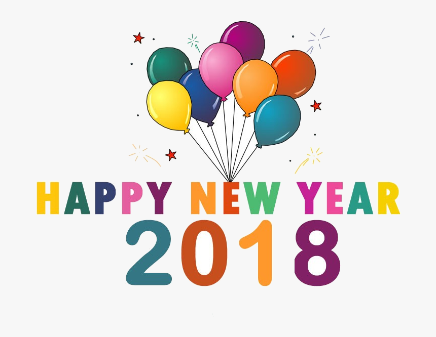 Detail New Year 2018 Png Nomer 9