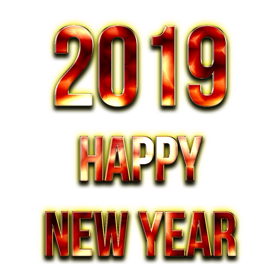 Detail New Year 2019 Png Nomer 17