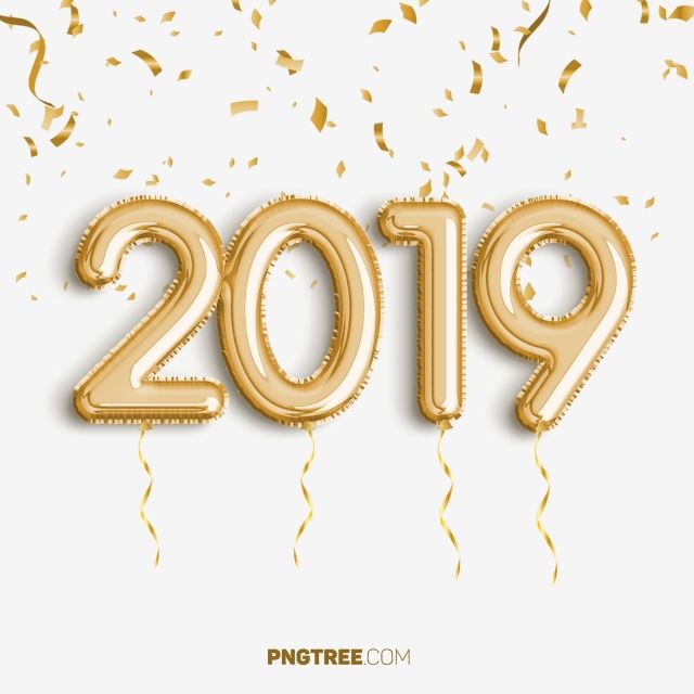 Detail New Year 2019 Png Nomer 27
