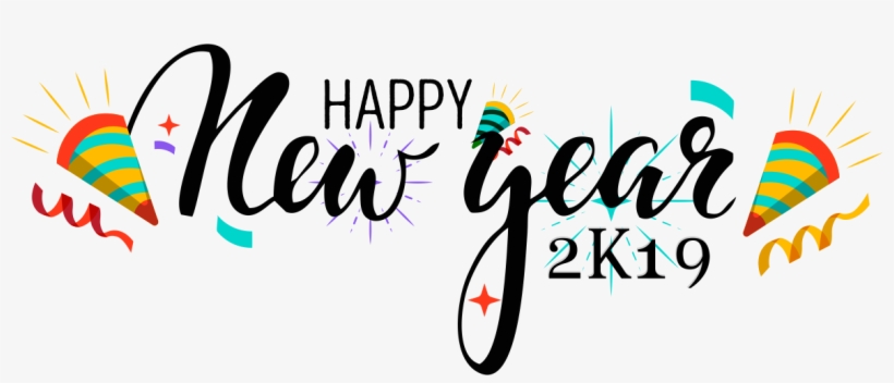 Detail New Year 2019 Png Nomer 35