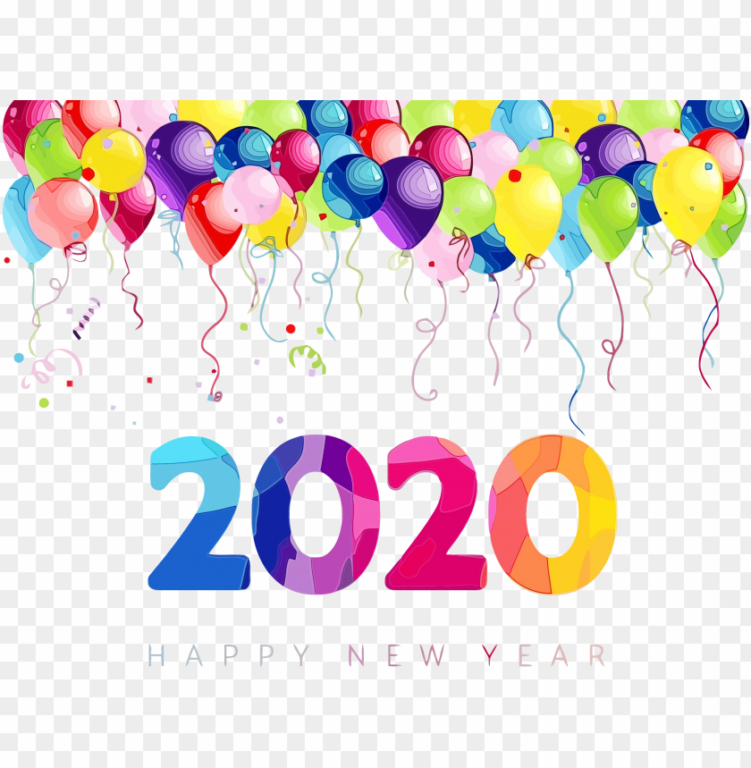 Detail New Year 2020 Png Nomer 25