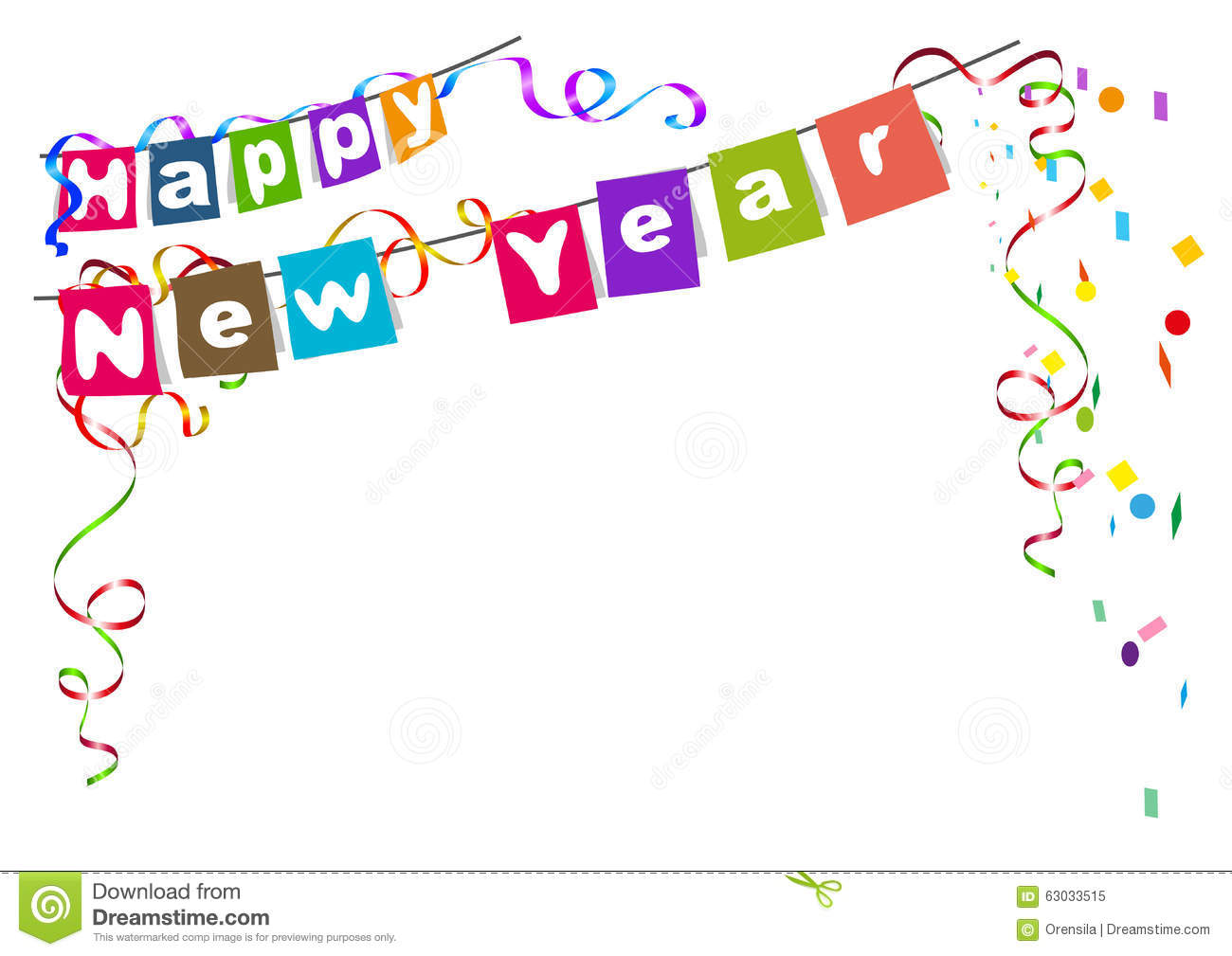 Detail New Year Confetti Clipart Nomer 48