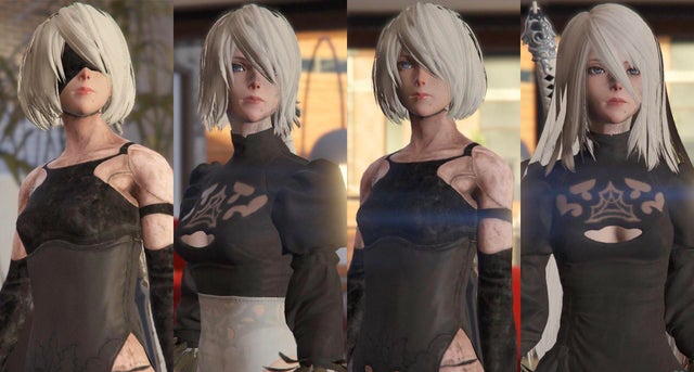 Detail Nier Automata 2b Face Nomer 20