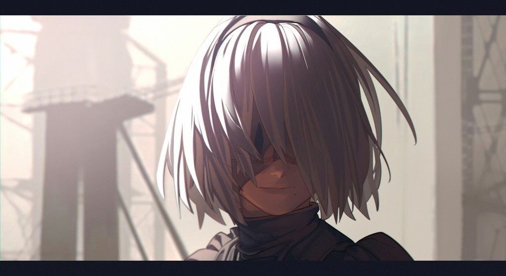 Detail Nier Automata 2b Face Nomer 26