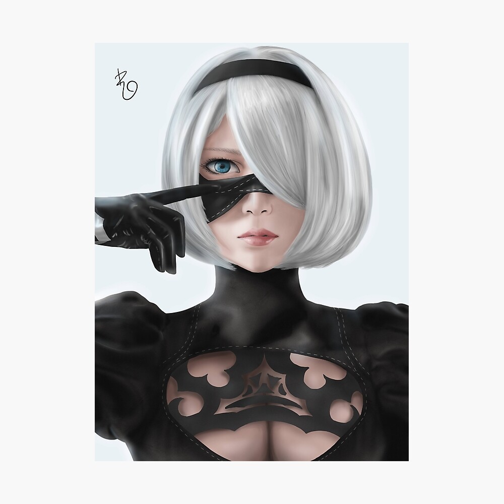 Detail Nier Automata 2b Face Nomer 60