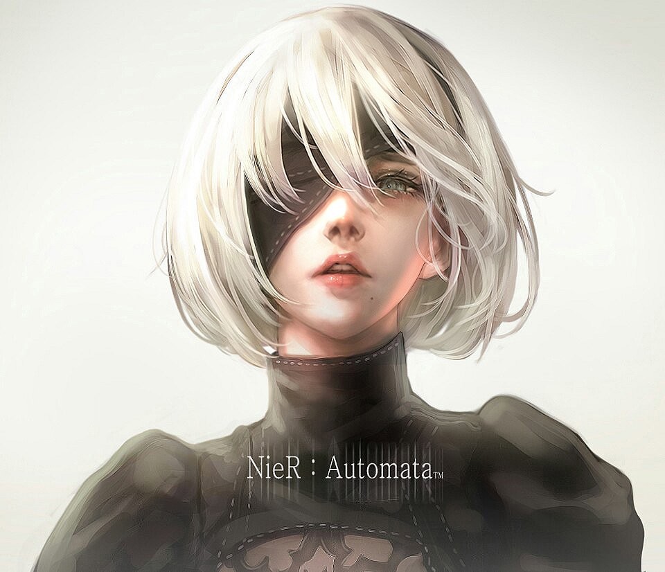 Detail Nier Automata 2b Face Nomer 8