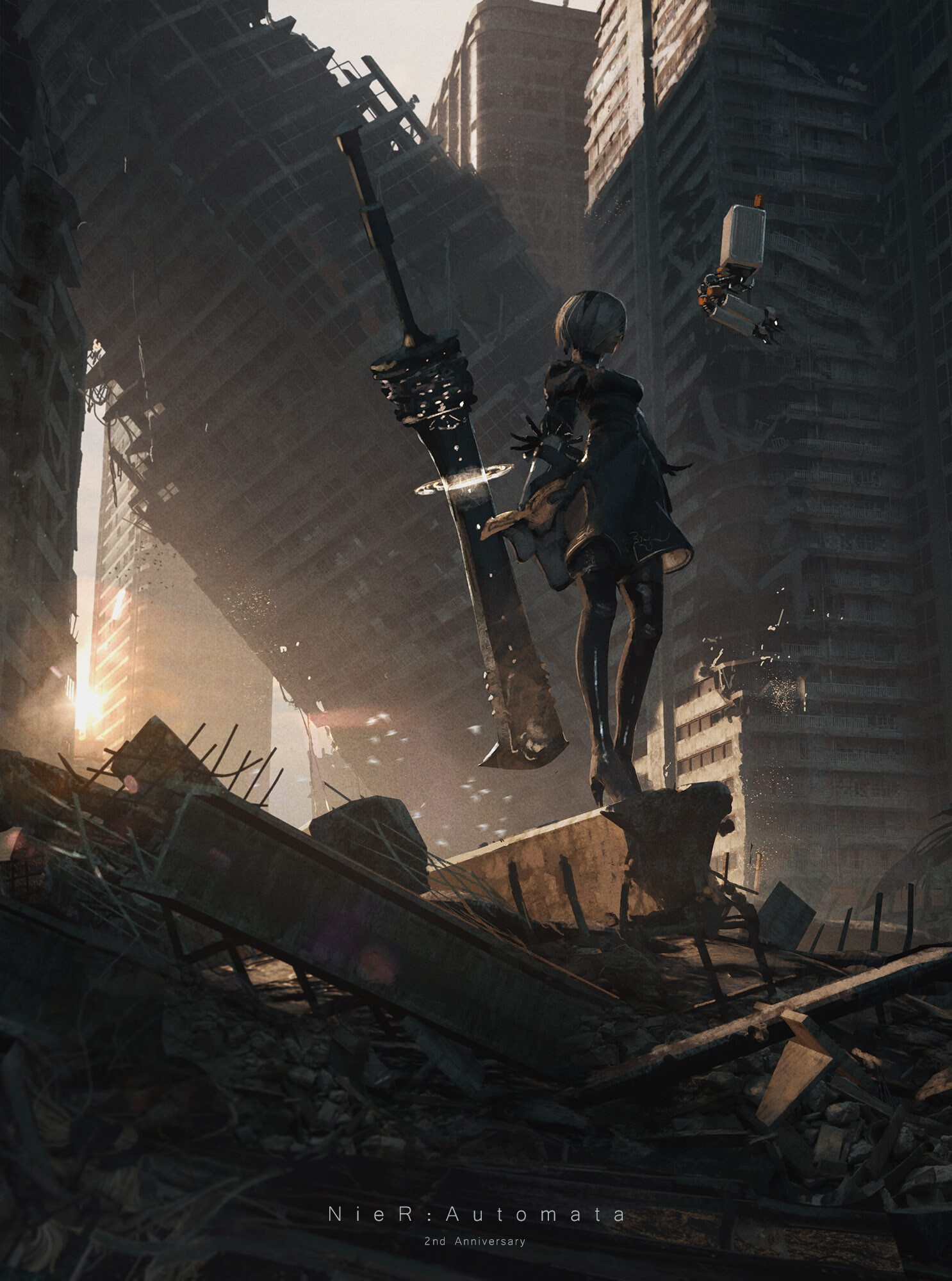 Detail Nier Automata Concept Art Nomer 17