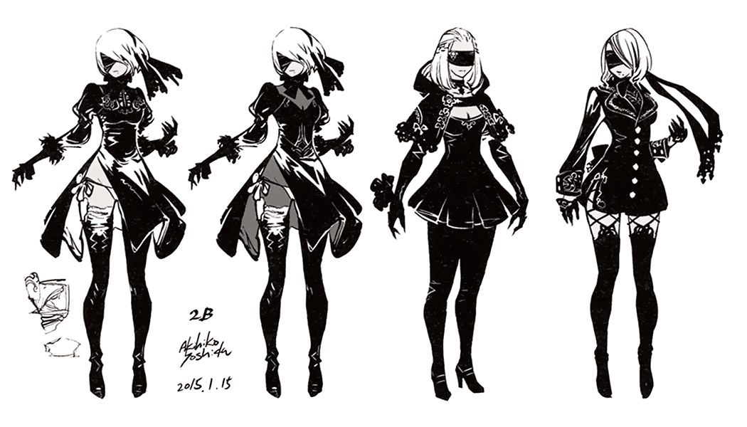 Detail Nier Automata Concept Art Nomer 18