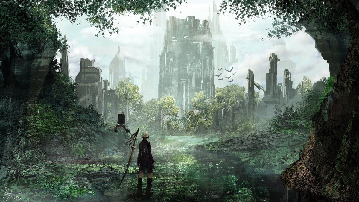 Detail Nier Automata Concept Art Nomer 39