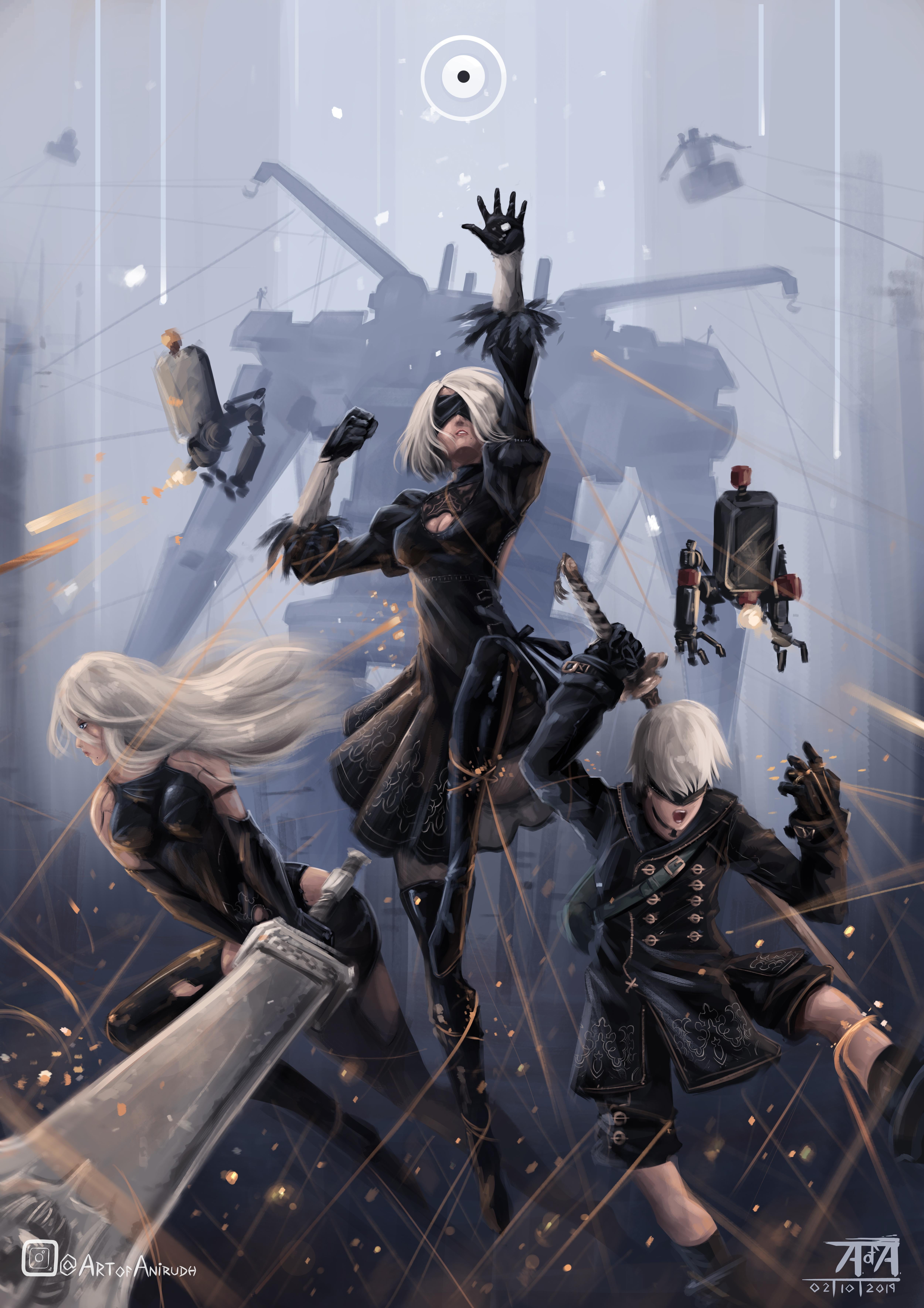 Detail Nier Automata Fanart Nomer 2