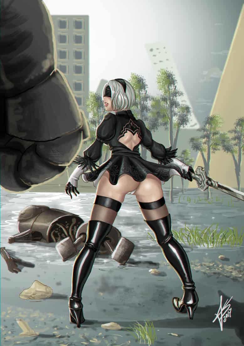 Detail Nier Automata Fanart Nomer 12