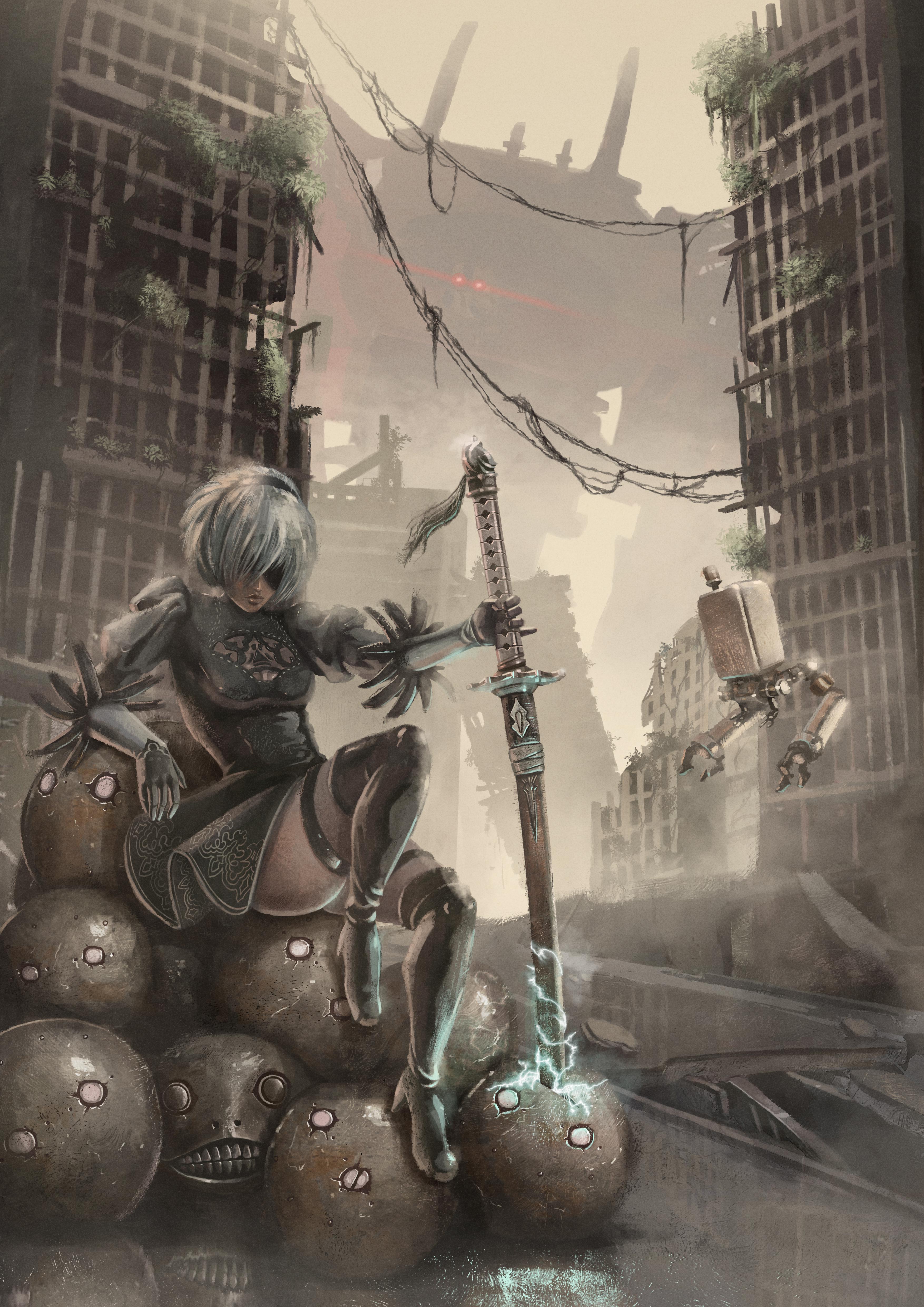 Detail Nier Automata Fanart Nomer 14