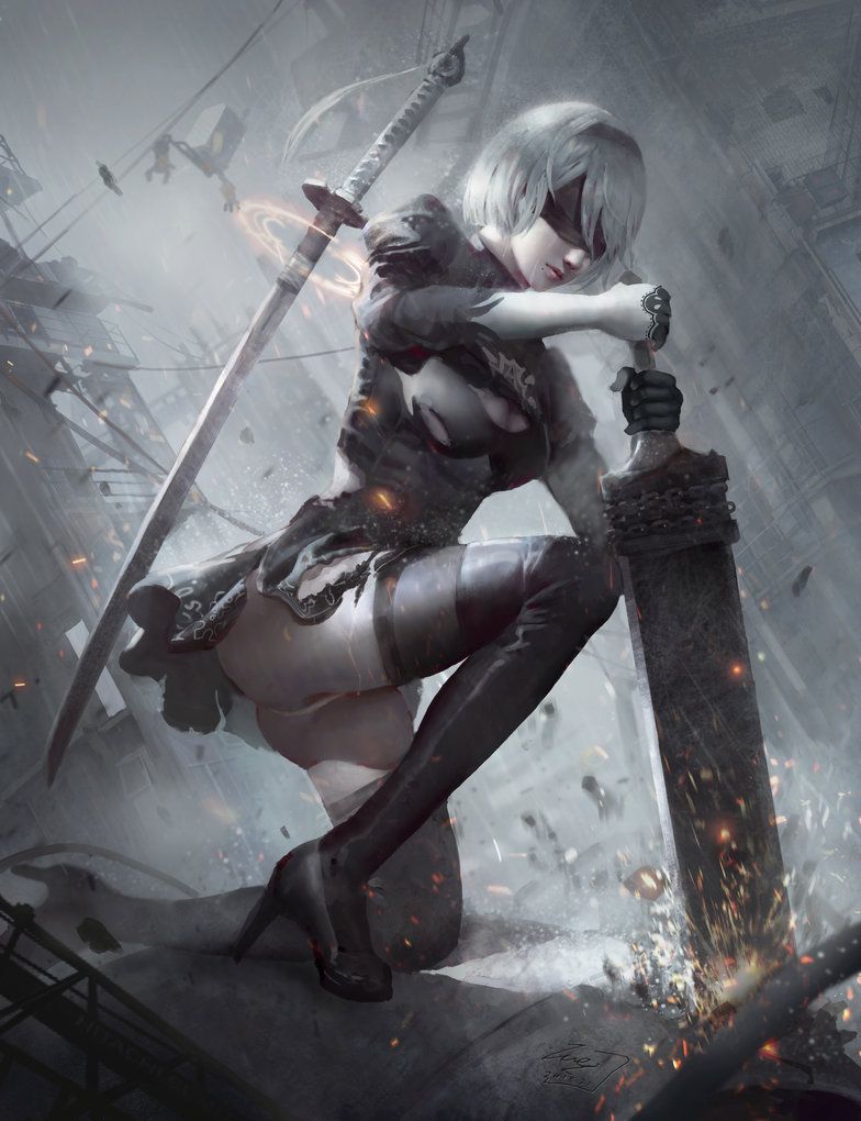 Detail Nier Automata Fanart Nomer 15