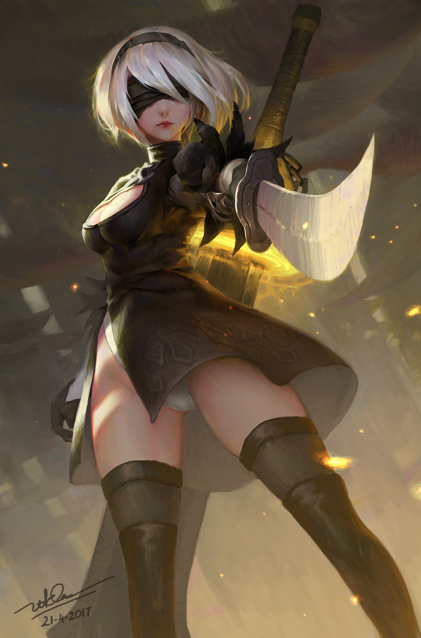 Detail Nier Automata Fanart Nomer 3