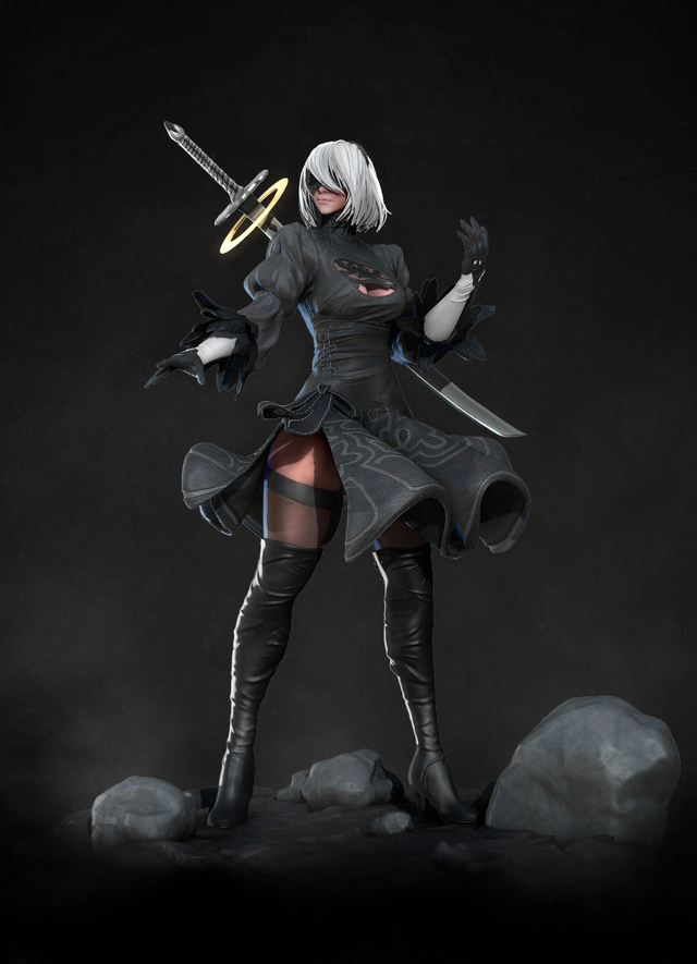 Detail Nier Automata Fanart Nomer 37