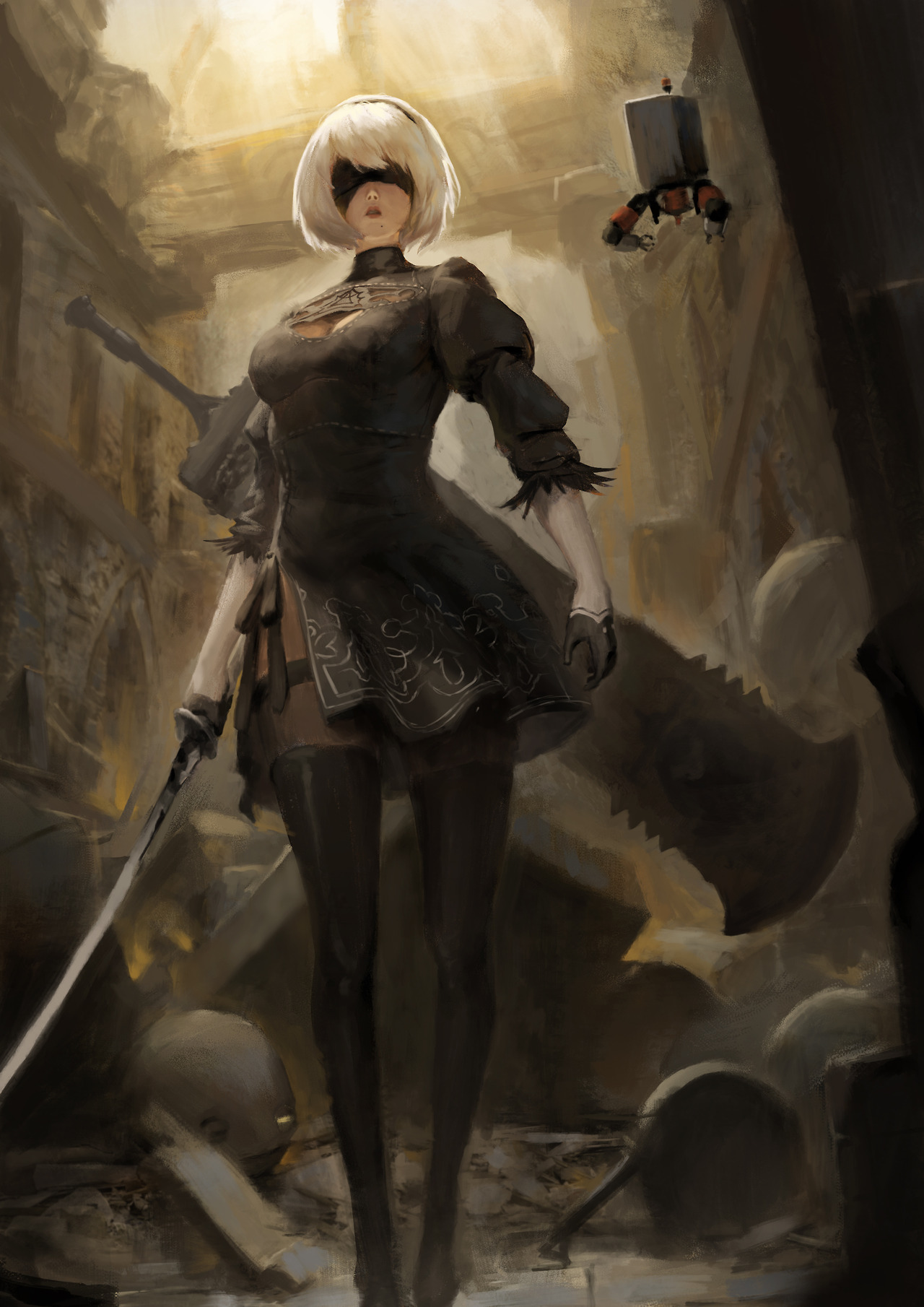 Detail Nier Automata Fanart Nomer 39