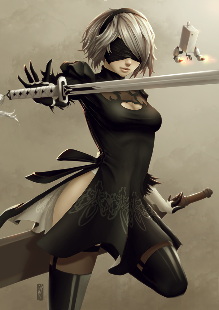 Detail Nier Automata Fanart Nomer 44