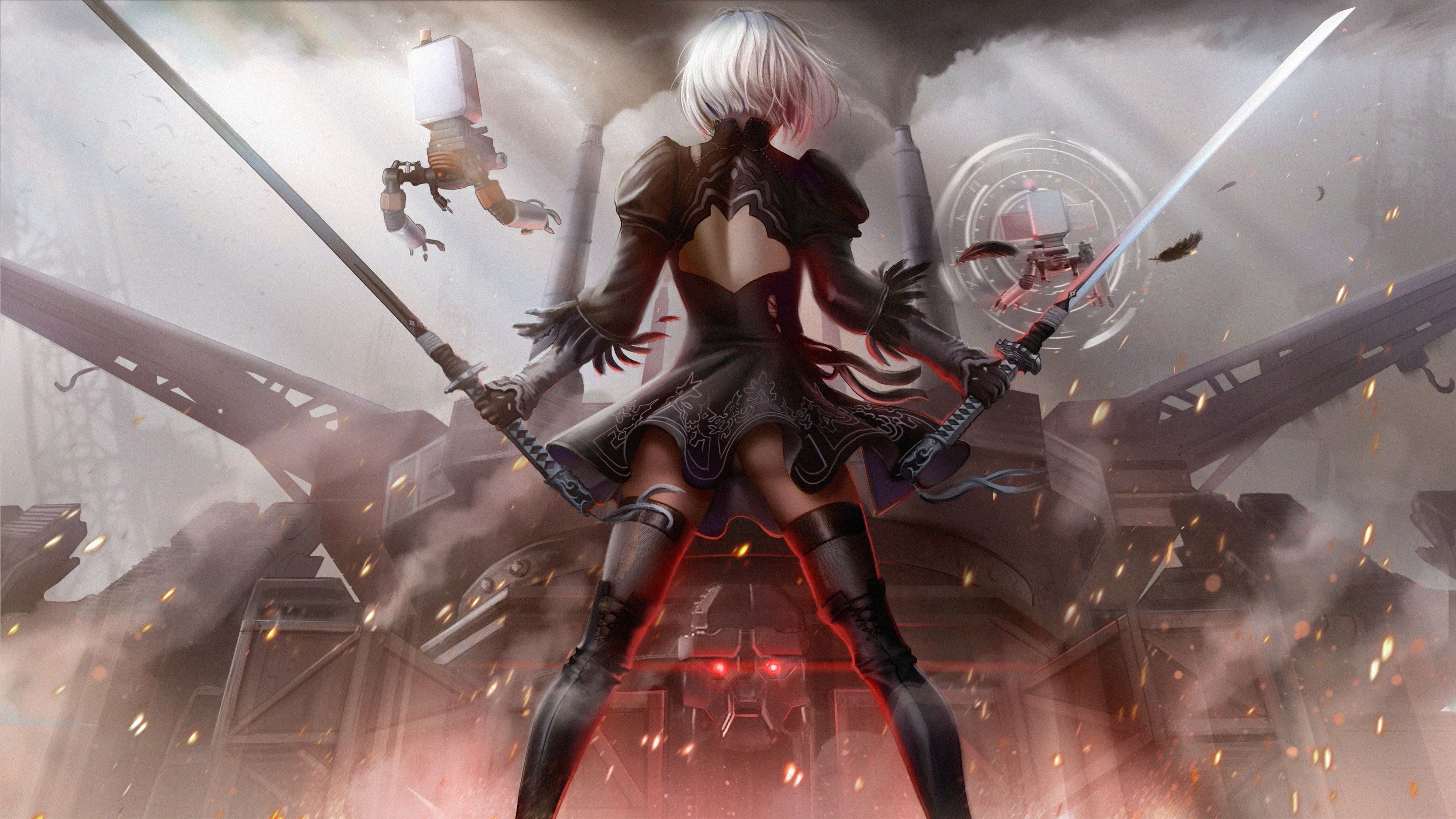 Detail Nier Automata Yorha 2b Wallpaper Nomer 18