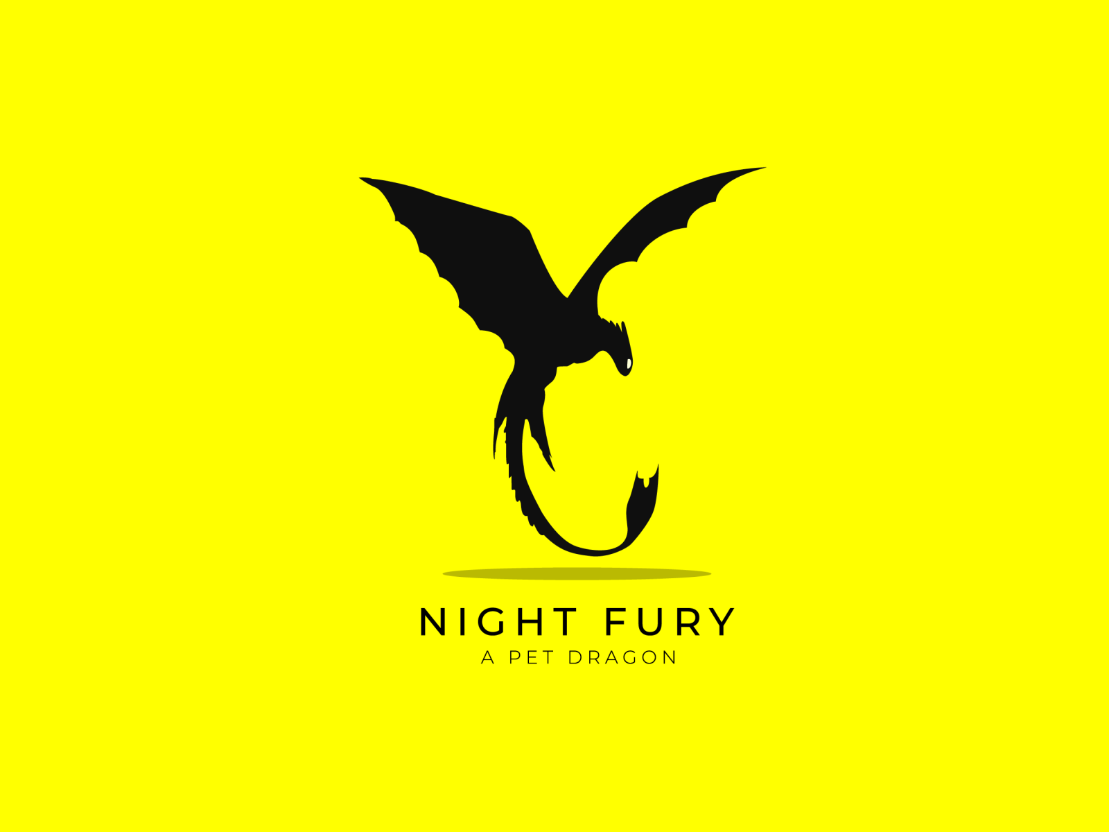 Detail Night Fury Logo Nomer 7