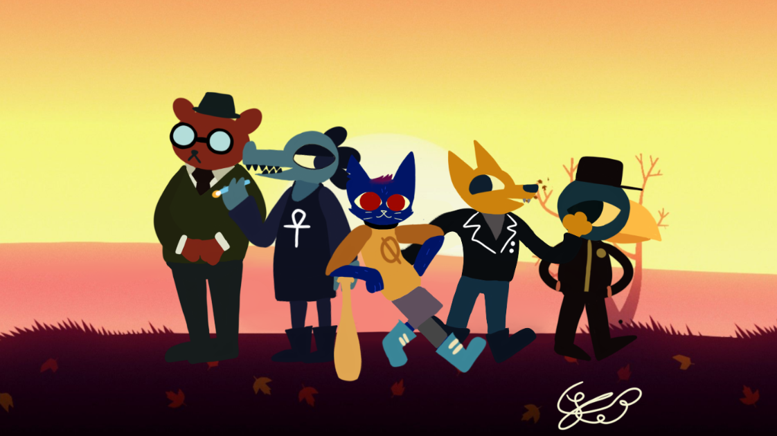 Detail Night In The Woods Wallpaper Nomer 13