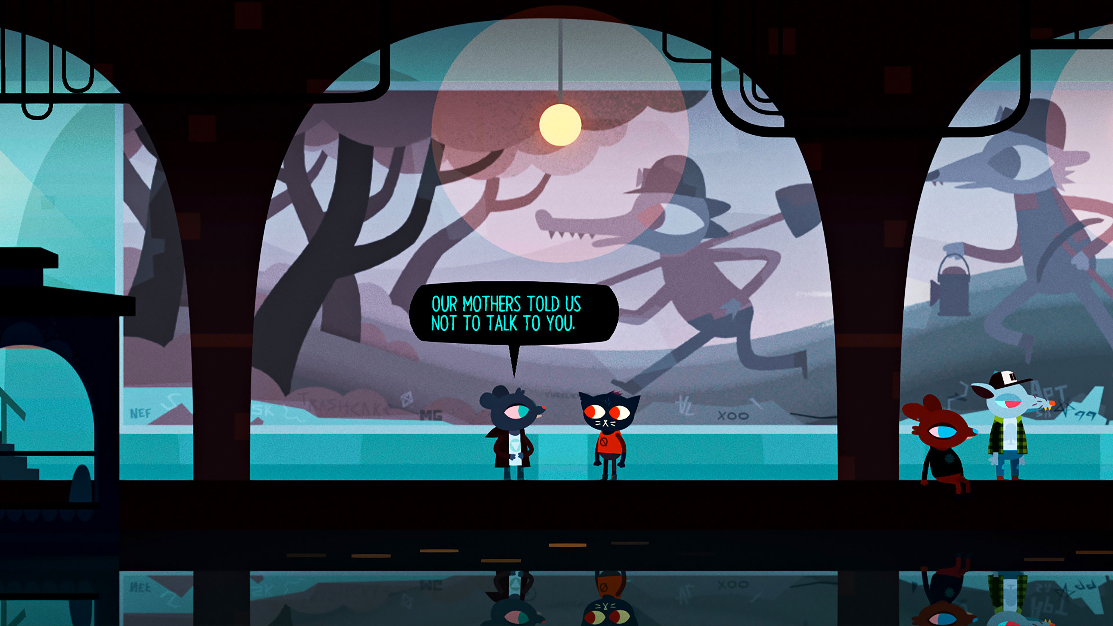 Detail Night In The Woods Wallpaper Nomer 26