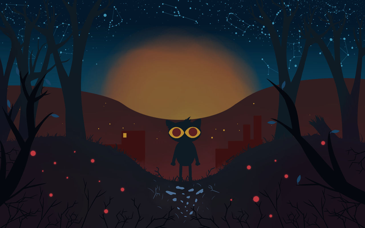 Detail Night In The Woods Wallpaper Nomer 5