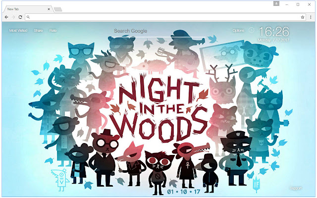 Detail Night In The Woods Wallpaper Nomer 43