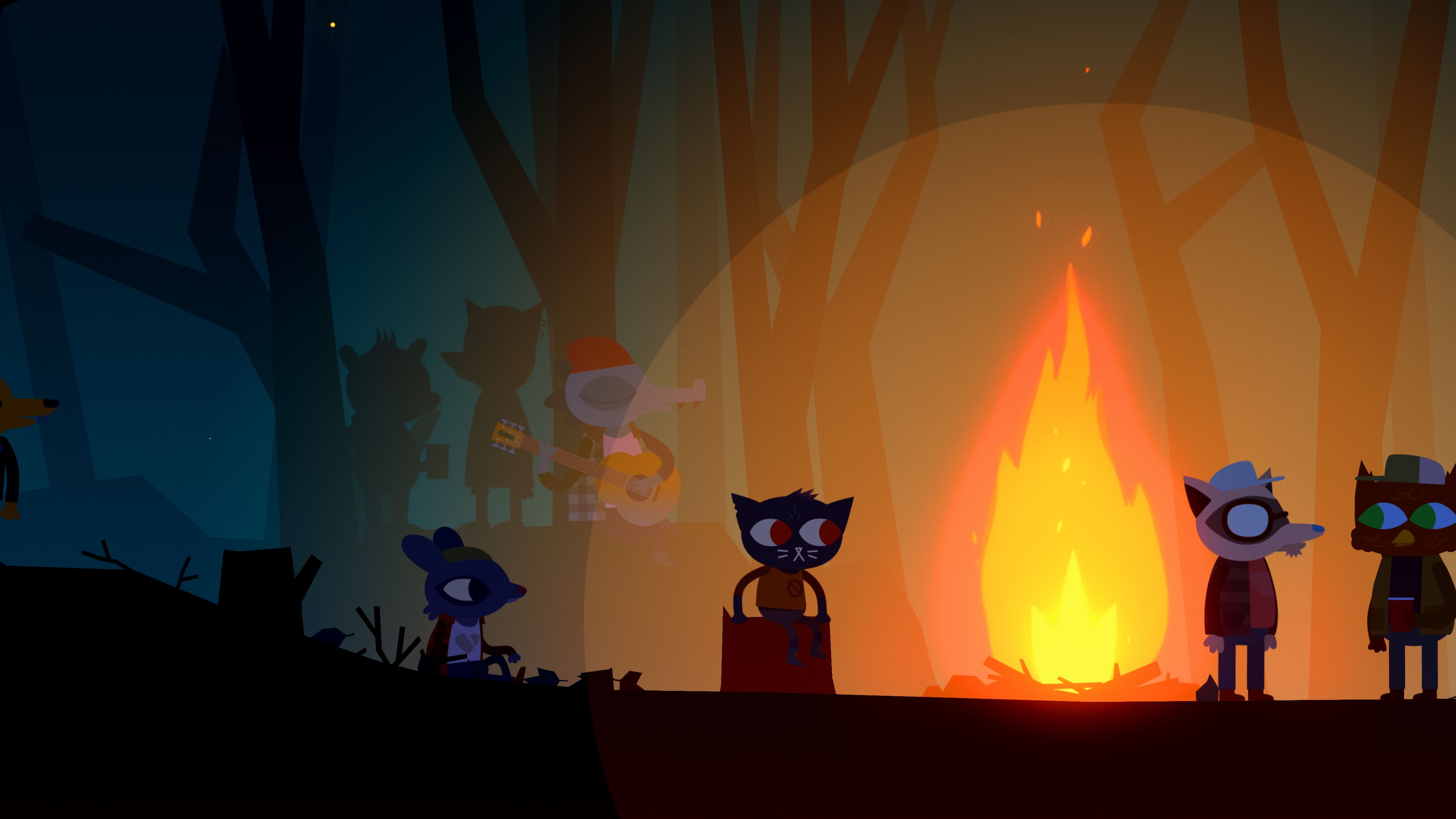 Detail Night In The Woods Wallpaper Nomer 10