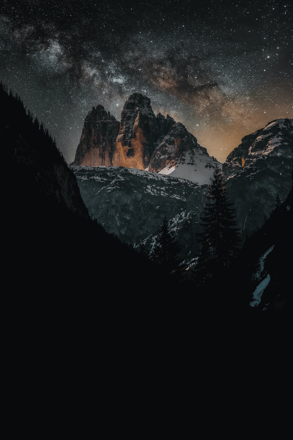 Download Night Mountain Wallpaper Nomer 56