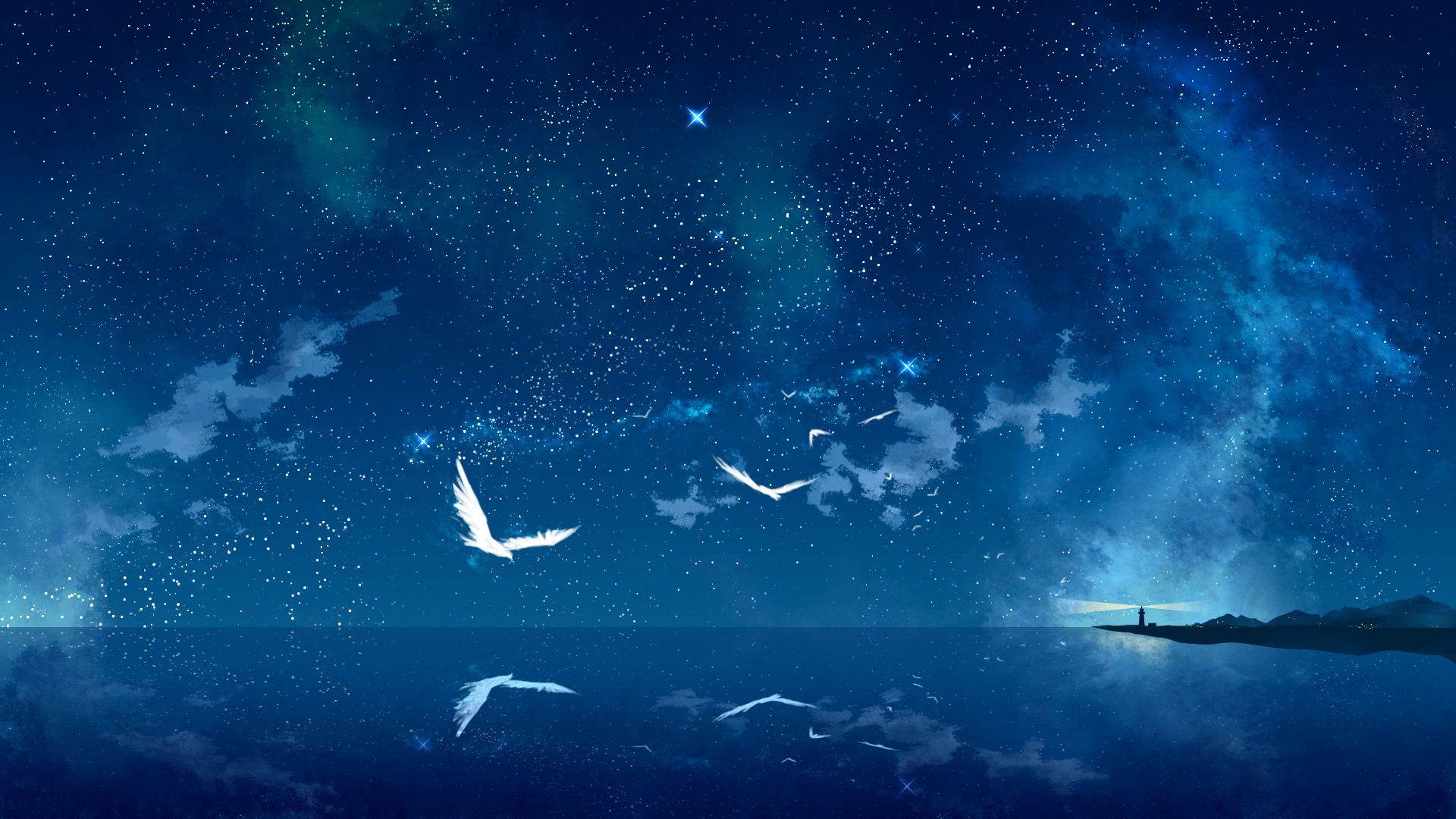 Night Sky Anime - KibrisPDR