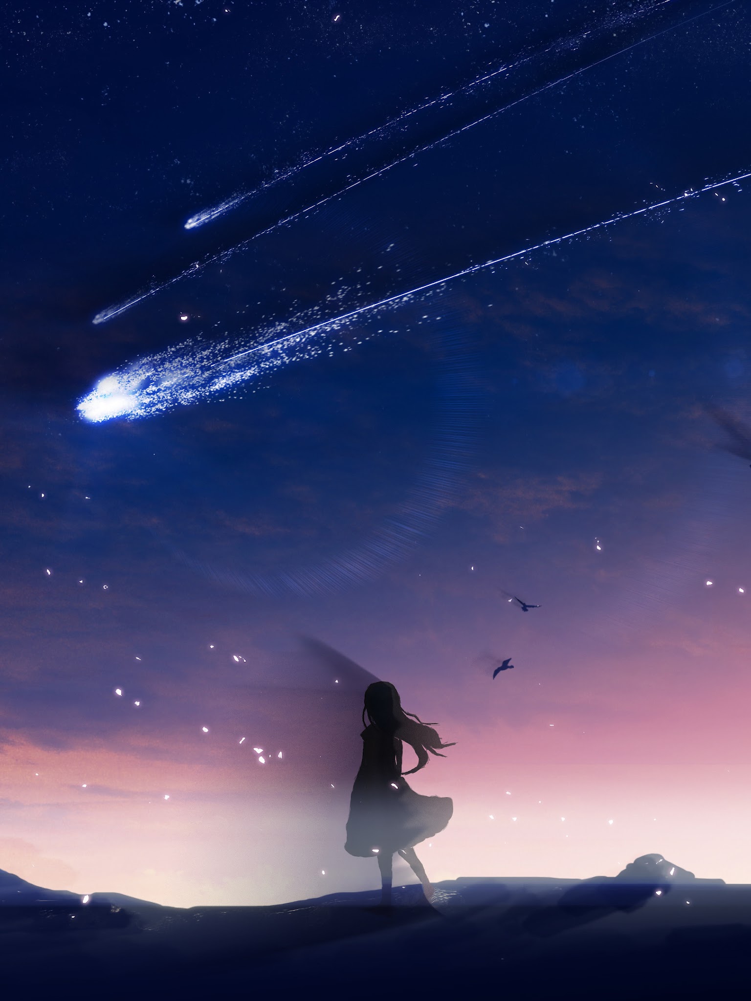 Detail Night Sky Anime Nomer 10