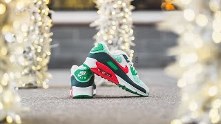 Detail Nike Air Max 90 Christmas Sweater Casual Shoes Nomer 18