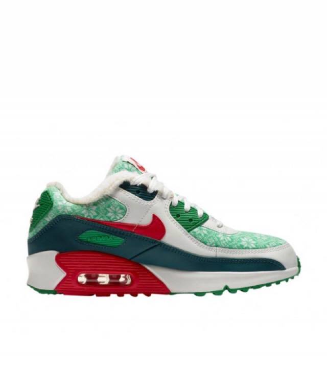 Detail Nike Air Max 90 Christmas Sweater Casual Shoes Nomer 39