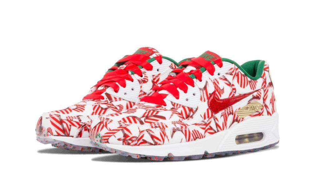Detail Nike Air Max 90 Christmas Sweater Casual Shoes Nomer 40
