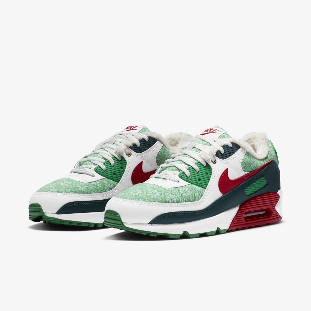 Detail Nike Air Max 90 Christmas Sweater Casual Shoes Nomer 9