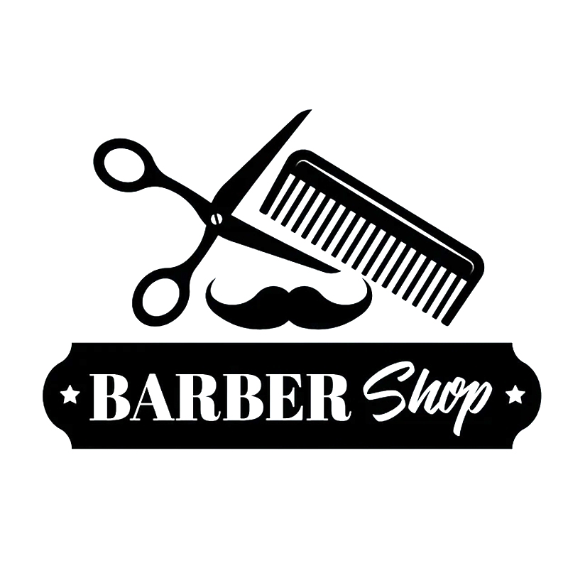 Detail Logo Gunting Barbershop Nomer 10
