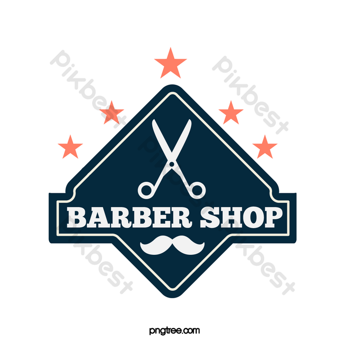 Detail Logo Gunting Barbershop Nomer 17