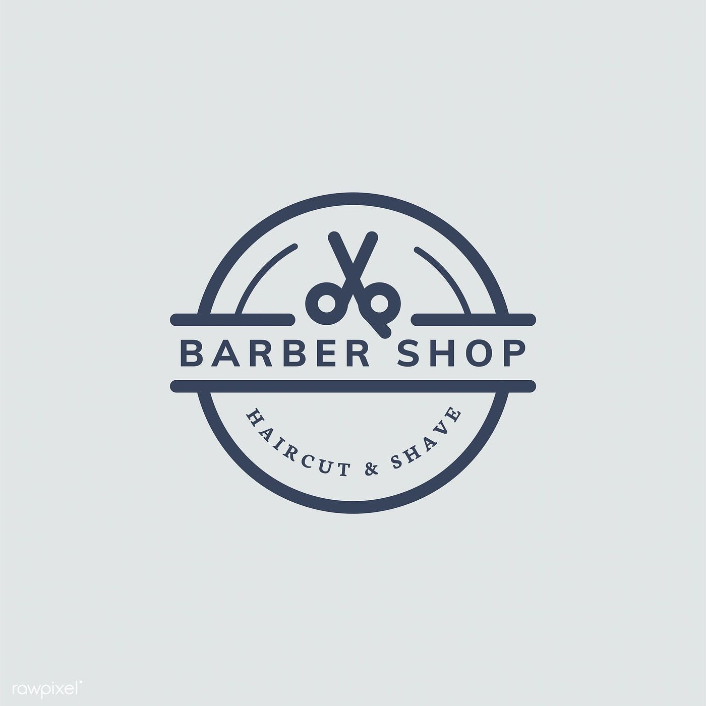 Detail Logo Gunting Barbershop Nomer 45