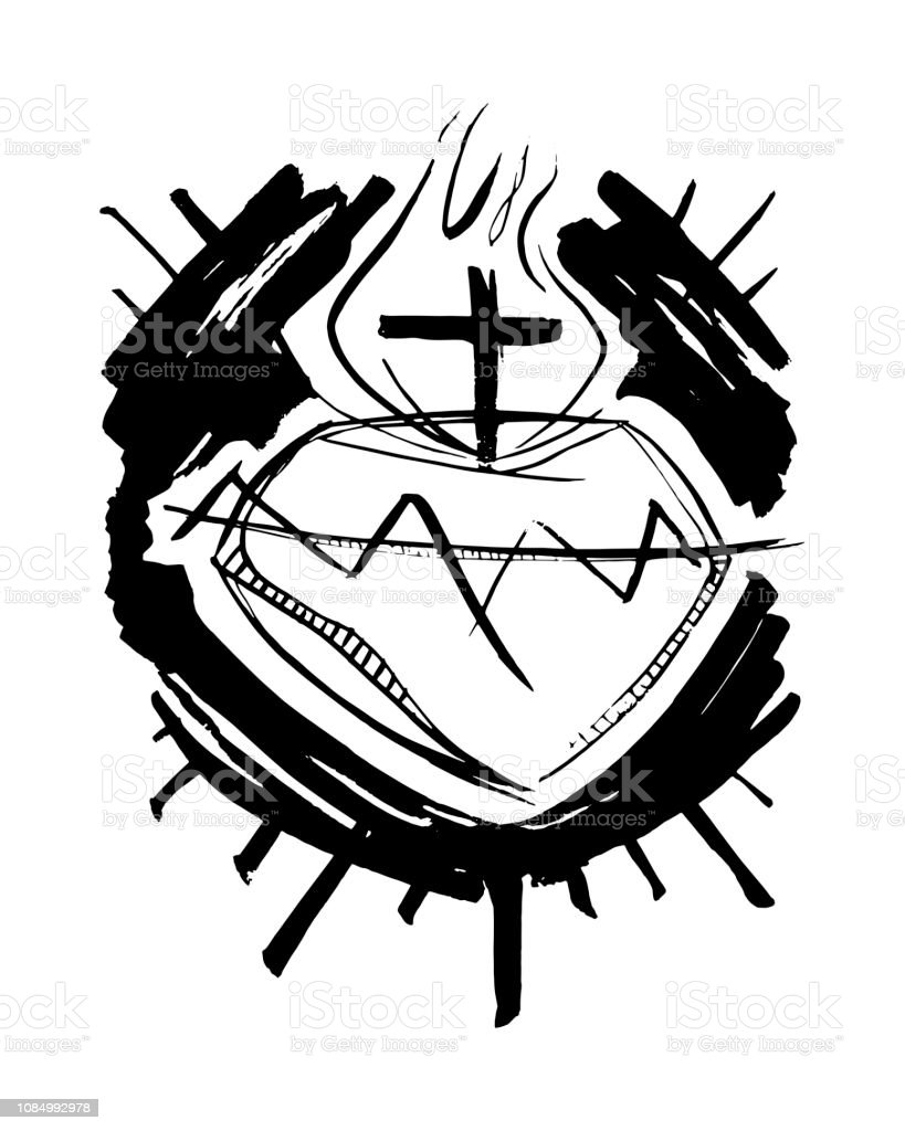 Detail Logo Hati Kudus Yesus Nomer 6