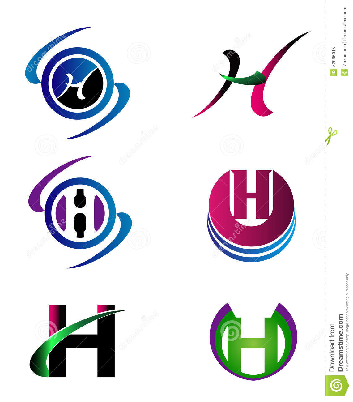 Detail Logo Huruf H Keren Nomer 3