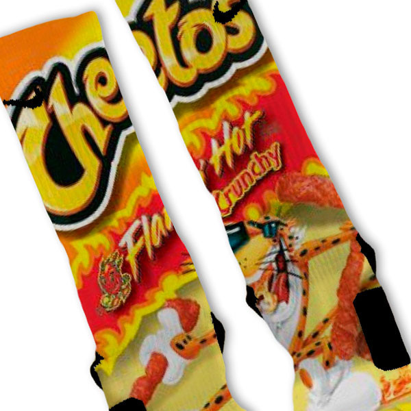 Detail Nike Elite Hot Cheetos Socks Nomer 19