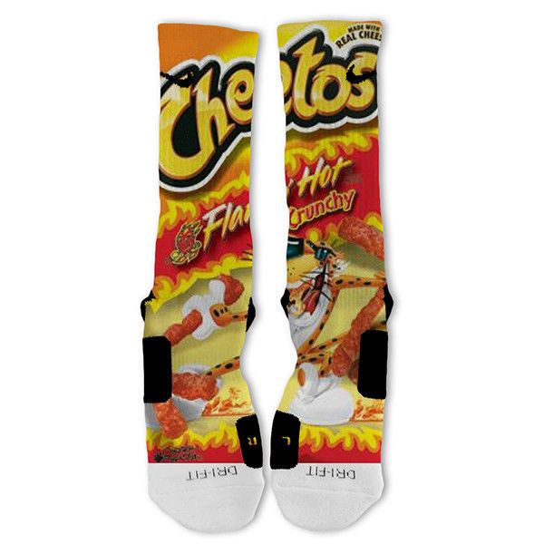 Detail Nike Elite Hot Cheetos Socks Nomer 4